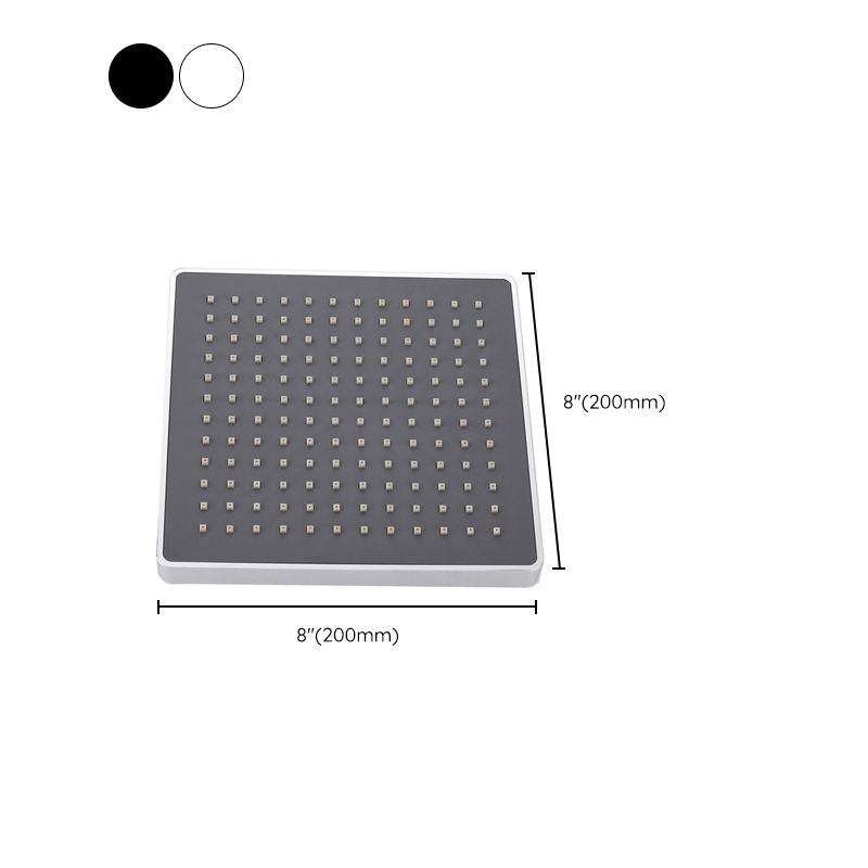 Traditional Metal Fixed Shower Head Ceiling Mounted Square Fixed Shower Head