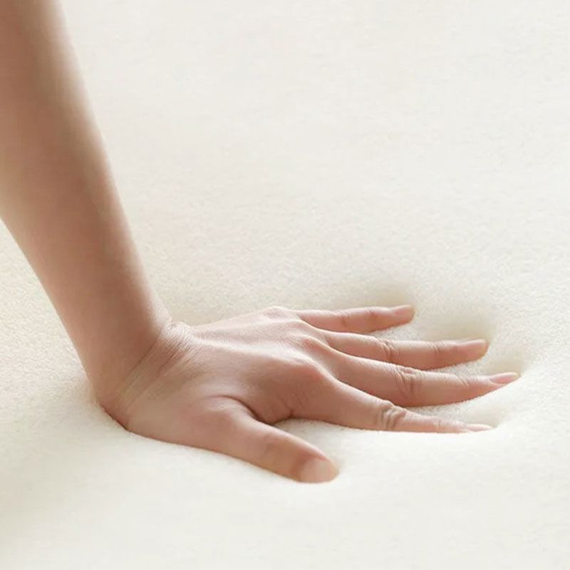 Contemporary Footstool Ottoman Fabric Upholstered Portable Round Ottoman