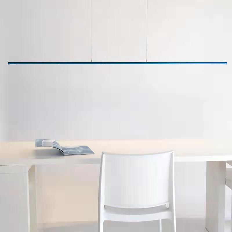 Style luminaire île en aluminium simple