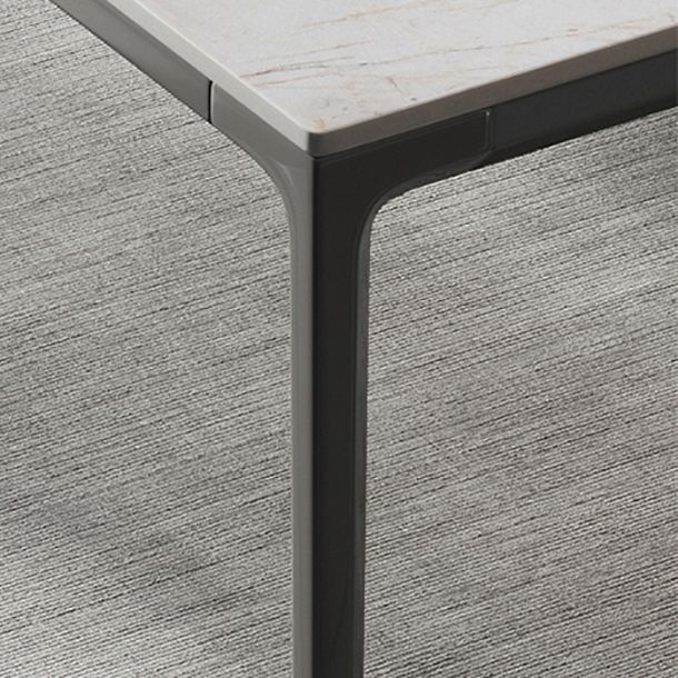 Sintered Stone Top Dining Table for Restaurant Modern Kitchen Table with 4 Legs