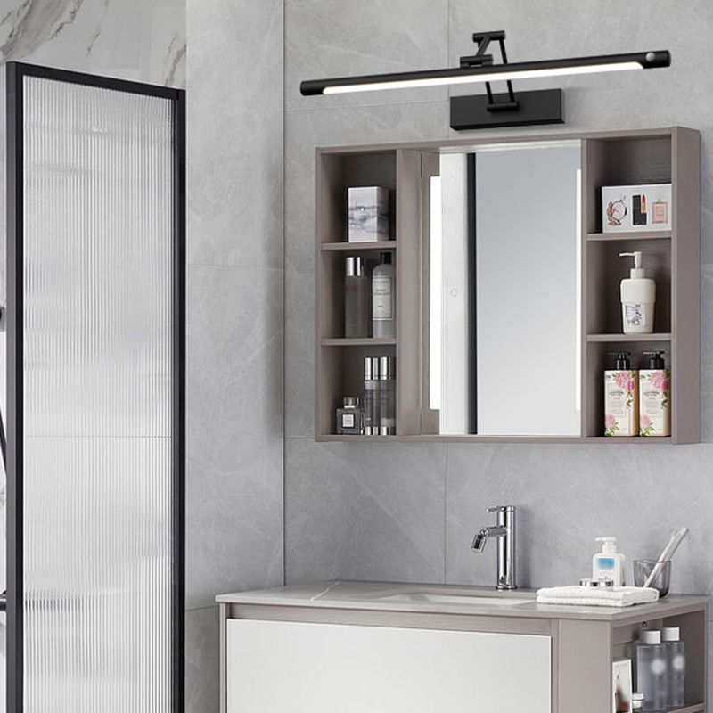 Minimalism Vanity Lighting Adjustable Wall Light Fixture with Metal for Bathroom