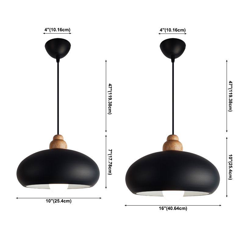 Aluminum Hanging Light Kit Modern 1-Light Ceiling Pendant Light for Shop