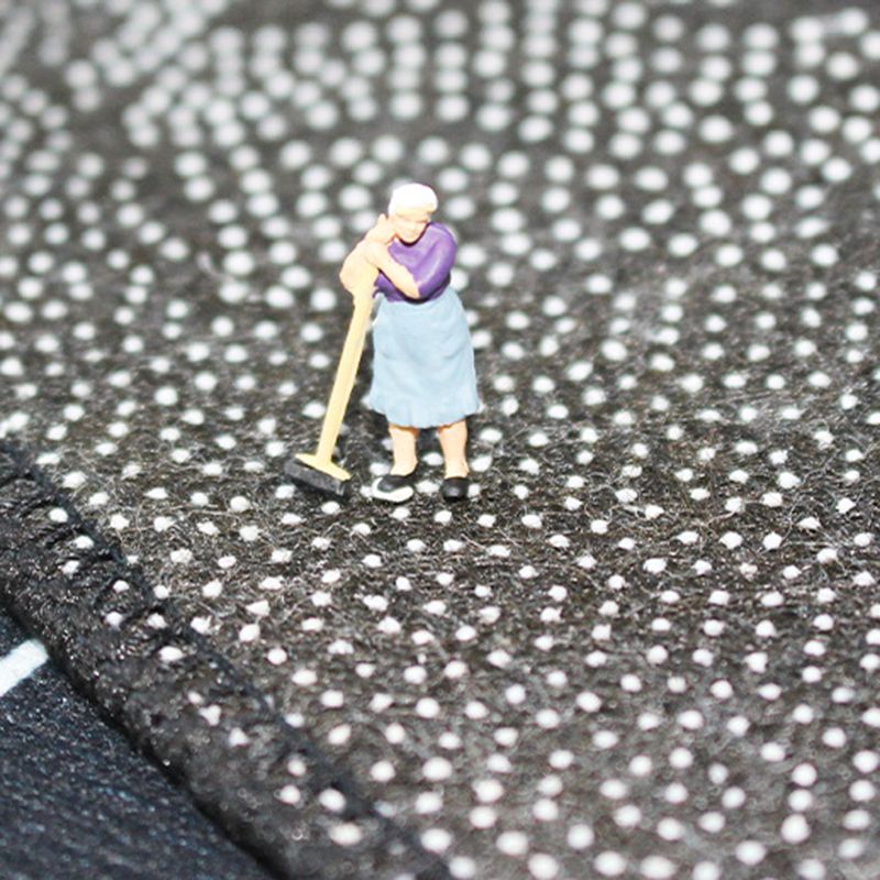 Gray Modern Carpet Polyester Color Piece Carpet Washable Carpet for Living Room