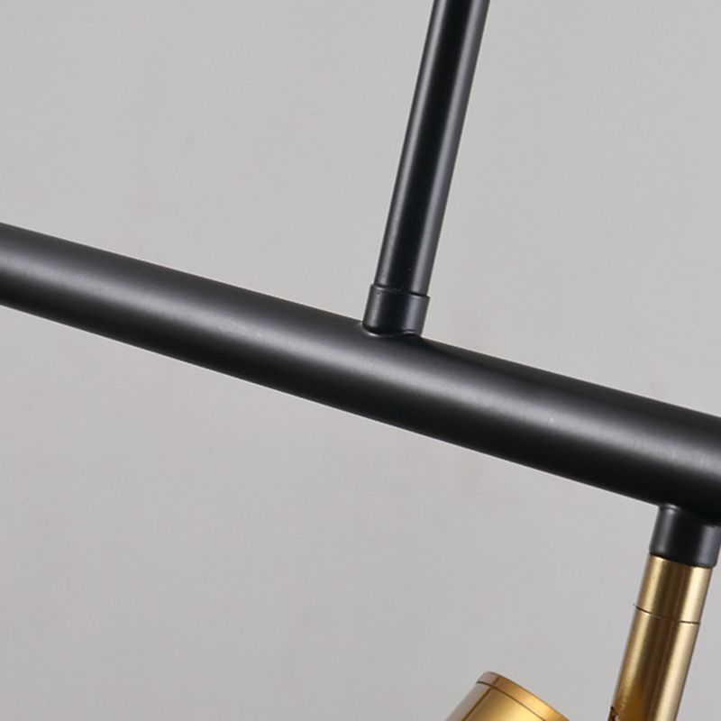 5-Light Cylinder Island Lights Contemporary Metal Island plafond