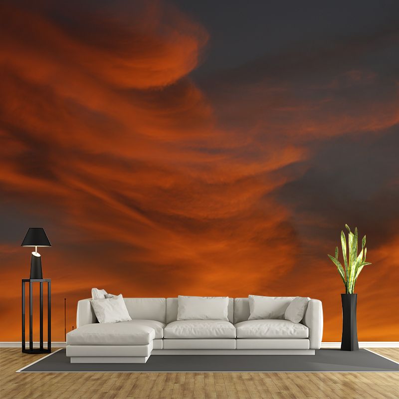 Photography Sky Mural Wallpaper for Sitting Room Bedroom, Water Resistant