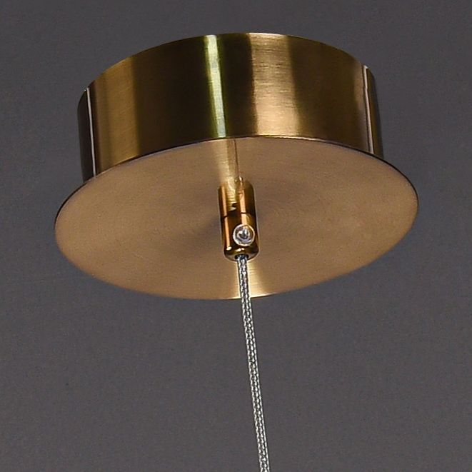 Geometric Shape Glass Hanging Light Modern Style 1 Light Hanging Light Fixtures