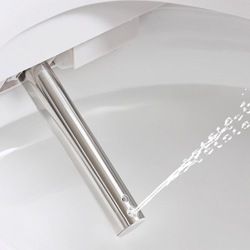 Modern All-In-One Toilet White Flush Toilet with Seat for Bathroom