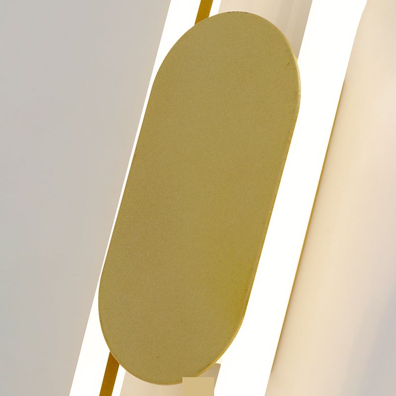 Modern Luxury Style Circular Sconce Light Fixtures Metal Wall Lighting Ideas for Bedroom