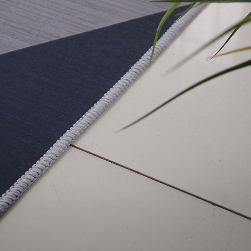 Minimalist Area Rug Geometric Print Carpet Non-Slip Backing Polyster Rug for Living Room