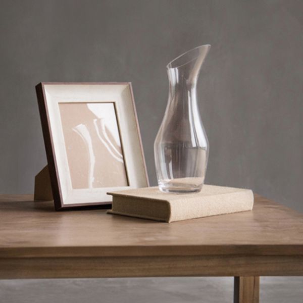 17"H Contemporary Coffee Table Solid Wood Coffee Cocktail Table with Storage