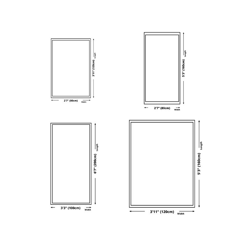 Alfombra de geometría irregular marrón claro alfombra de alfombra simple lavable para decoración del hogar