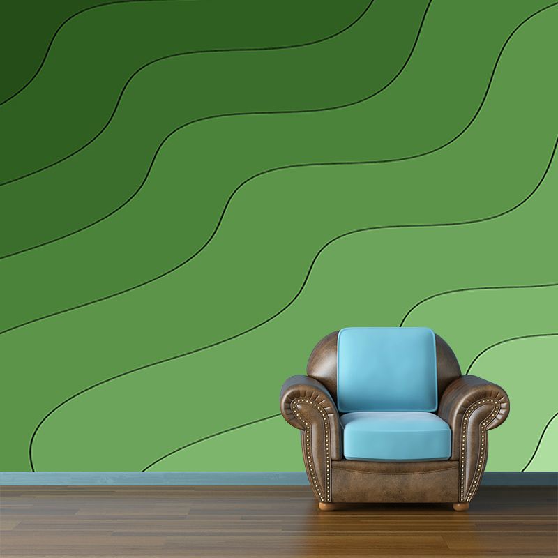 Abstract Lines Wallpaper Mural Decal Customized Modern Wall Covering for Bedroom