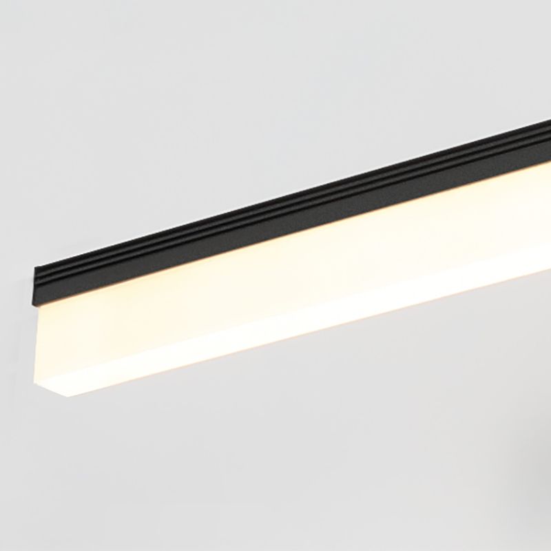 LED Vanity Light Fixtures Modernist Mirror Front Lighting with Acrylic Shade