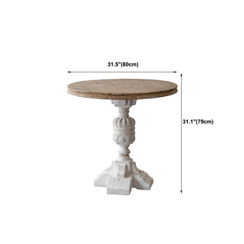 French Country Distressed Wood Coffee Table Set for Living Room