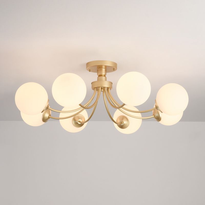 Modern Simple Iron Ceiling Light Ball Shape Ceiling Lamp for Living Room