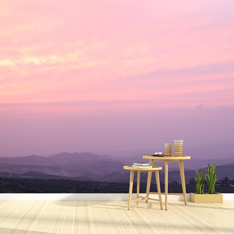 Photography Contemporary Mural Wallpaper with Sky Painting for Decoration