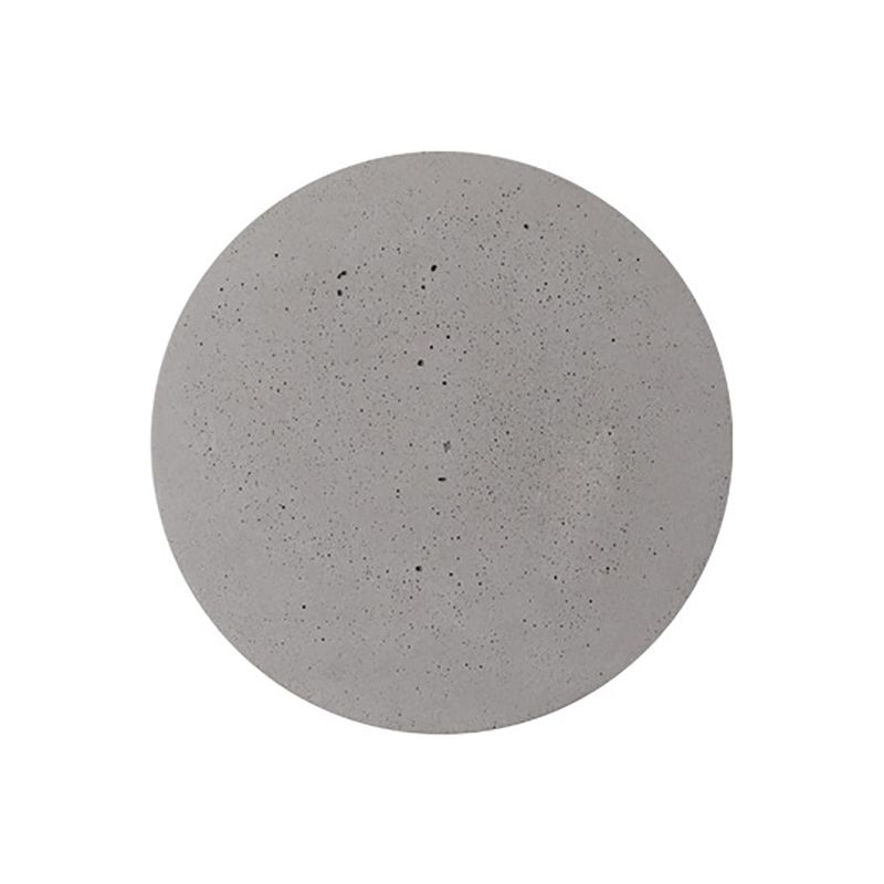 Moderne Stilzement Wandleuchte runde Wandleuchten in Grau für Wohnzimmer