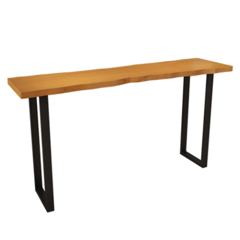 1/5/7 Pieces Industrial Rectangle Pub Table Set Wooden Counter Table with Backless Stools