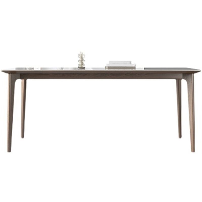 Modern Style Sintered Stone Dining Set Wood 1/2/3/4/5/7 Pieces Dining Set