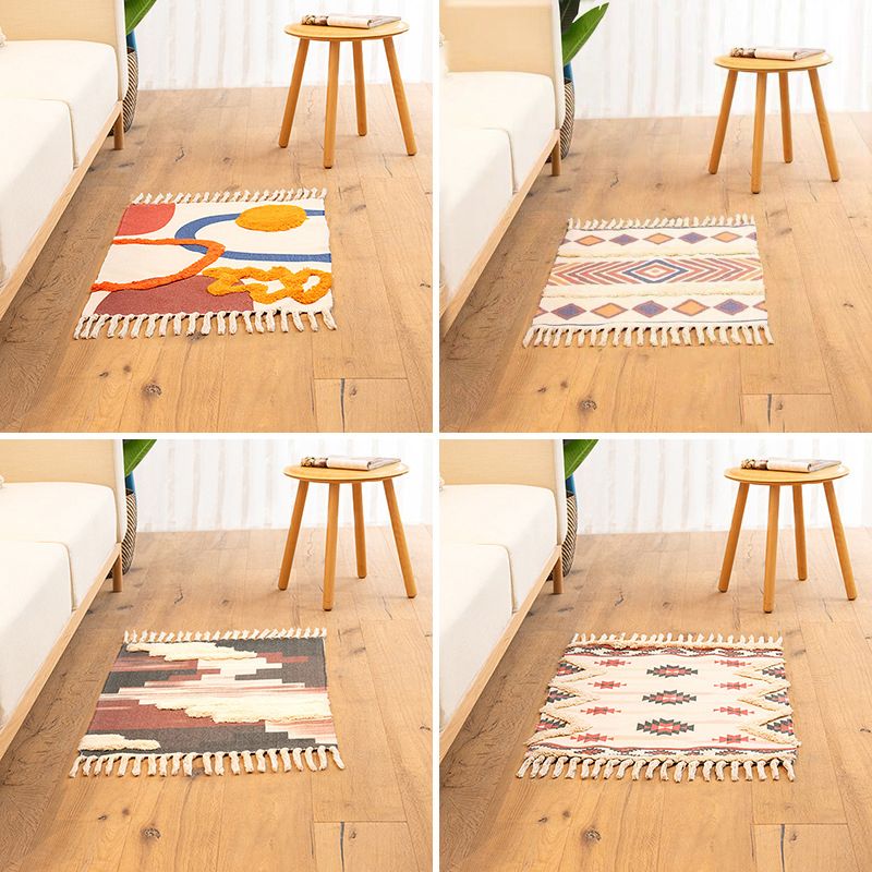 Boho Rapis de motif géométrique sans couture