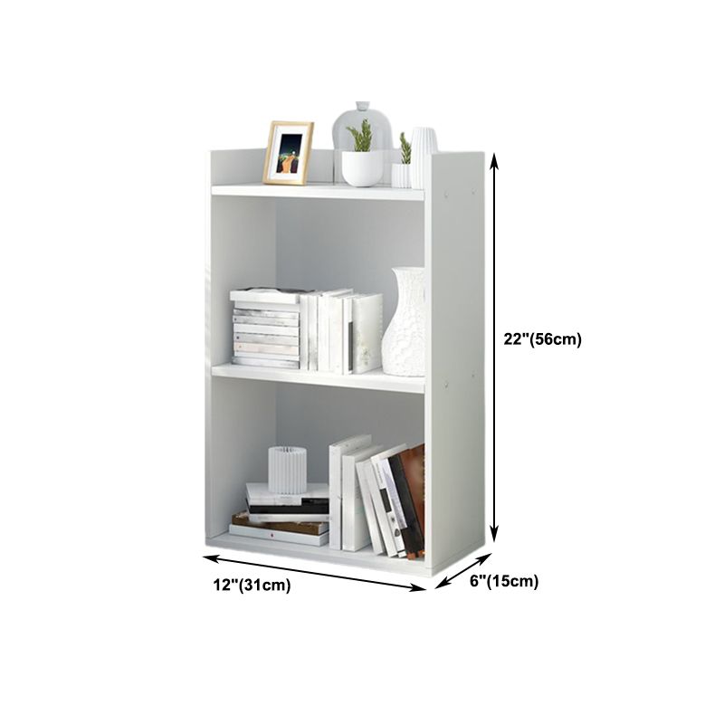 Contemporary Style Bookshelf Engineered Wood Bookcase for Office and Study Room