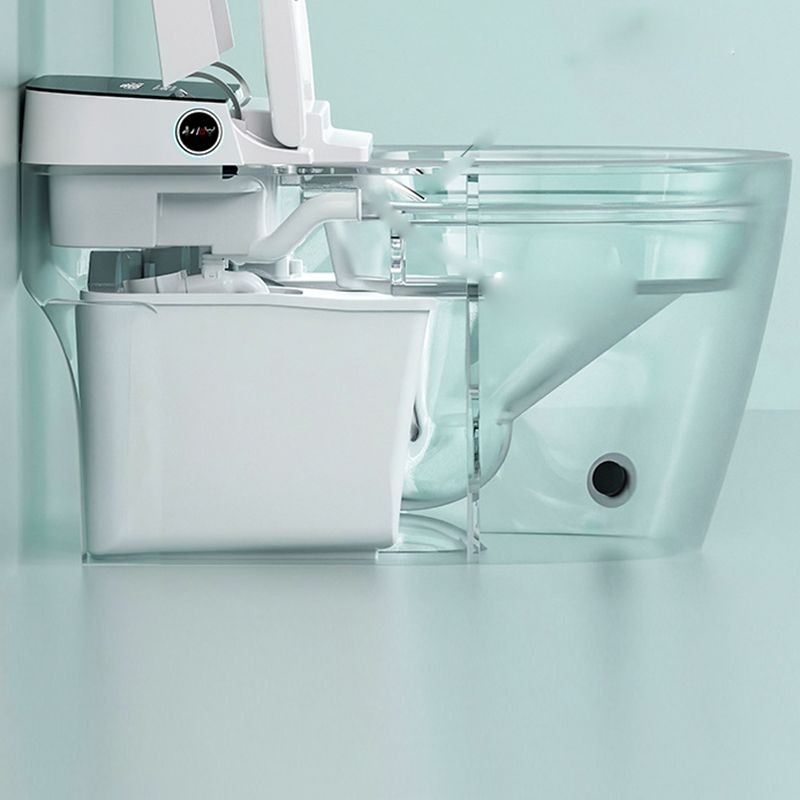 Modern All In One ABS Toilet Floor Mounted Siphon Jet Flush Toilet