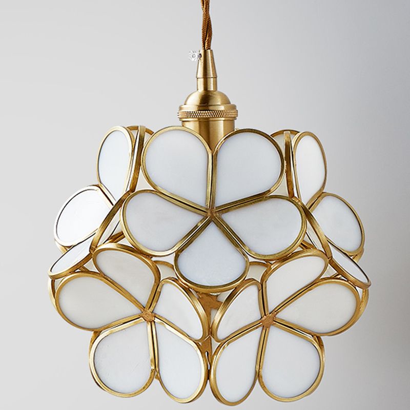 1 Light Unique Glass Wall Light Modern Style Wall Mount Light Fixture