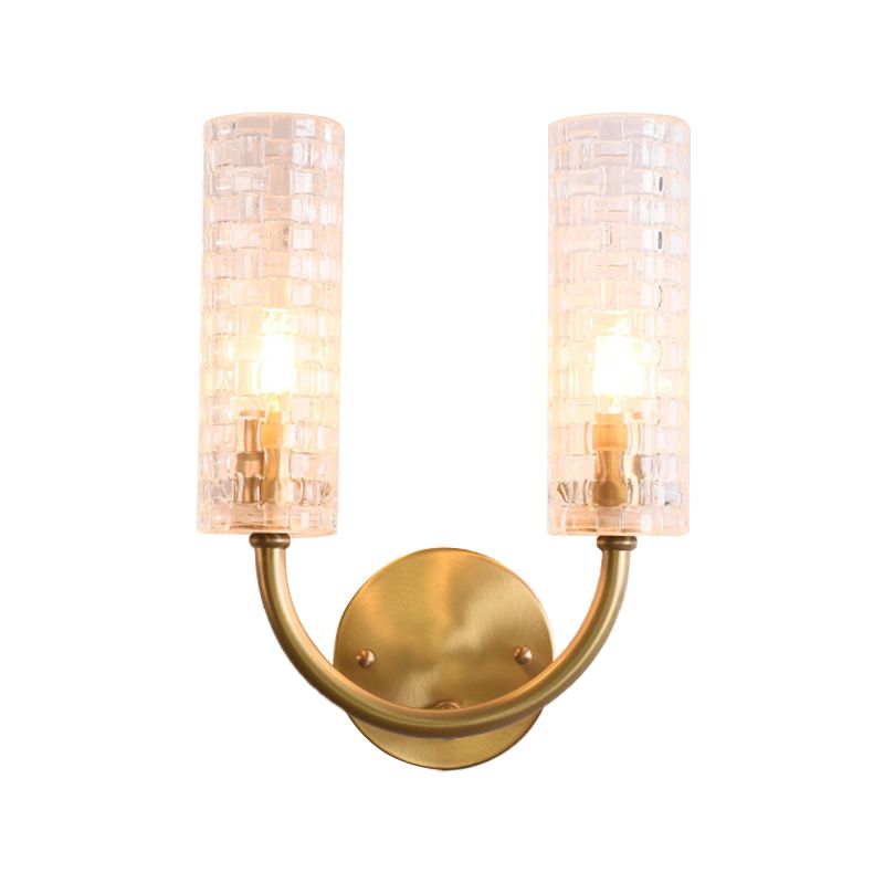 Unique Shape Wall Mount Light Fixture Modern Wall Mounted Lighting in Gold for Living Room