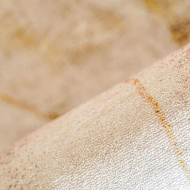 Khaki Modern Area Carpet Geometric Pattern Polyester Area Rug Non-slip Backing Rug for Living Room