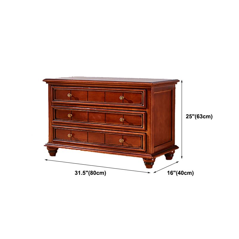 Glam Dresser Solid Wood Storage Chest Dresser with 3/4/5 Drawers