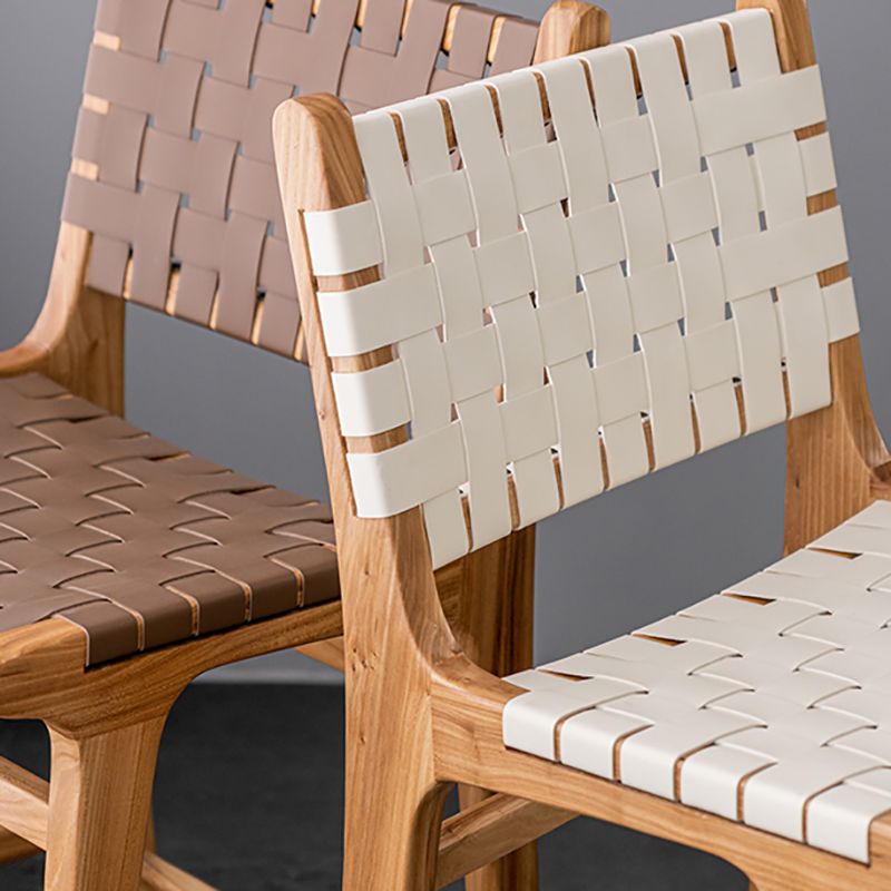 Contemporary 37" Height Solid Wood Backrest Counter High Stool