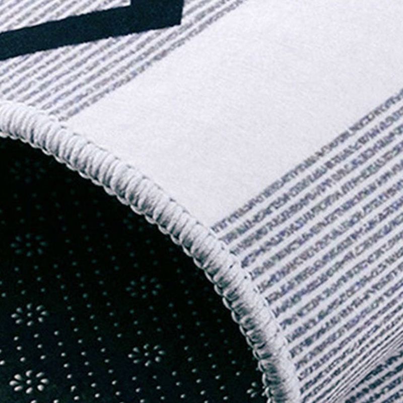 Luxury Area Carpet Funky Washable Rug Polyester Non-Slip Carpet for Home Decor