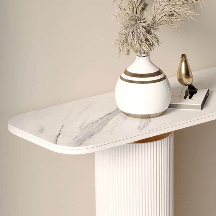 Glam Console Table 15.74" W Rectangle Console Sofa Table for Hall