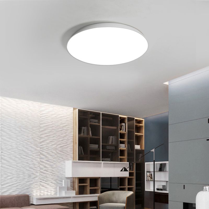 Metalen ronde inbouwplafondlamp Moderne stijl Enkelvoudige inbouwplafondverlichtingsarmaturen