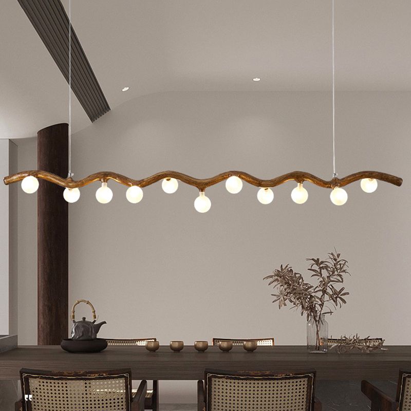 Glass Island Lighting Fixture Contemporary Pendant Lighting Fixture