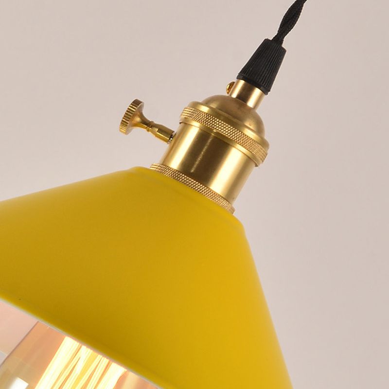 Modern Macaron Sconce Lighting Metal Geometric Wall Lamp for Bedroom