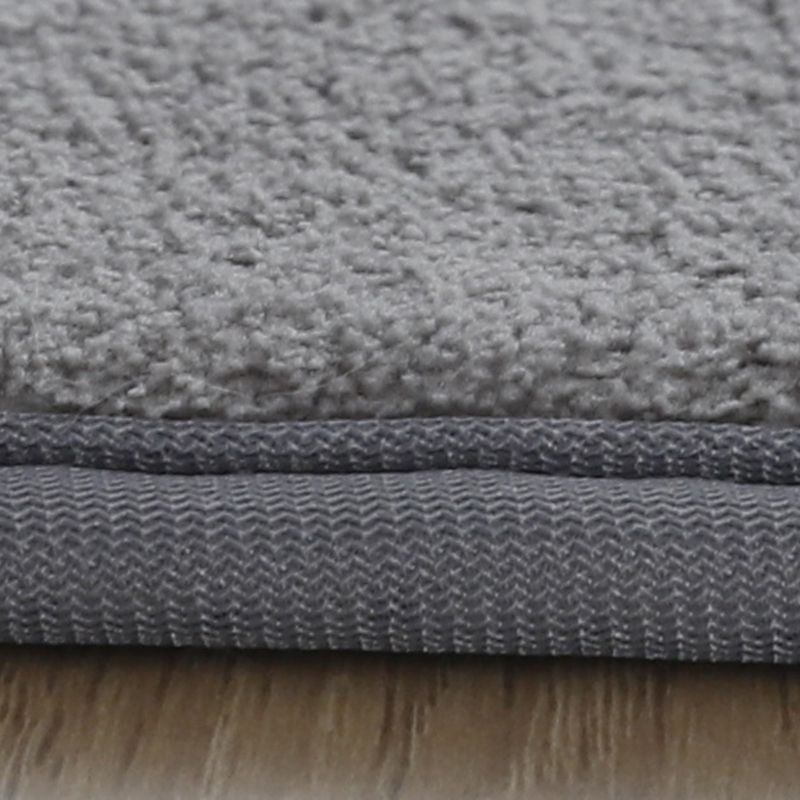 Simplicity Living Room Carpet Purple Pure Color Indoor Rug Polyester Washable Area Carpet