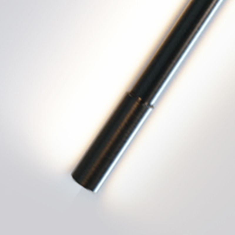 Sombra lineal de metal Medro Maledro Moderno Moder Light Light Lighting en negro