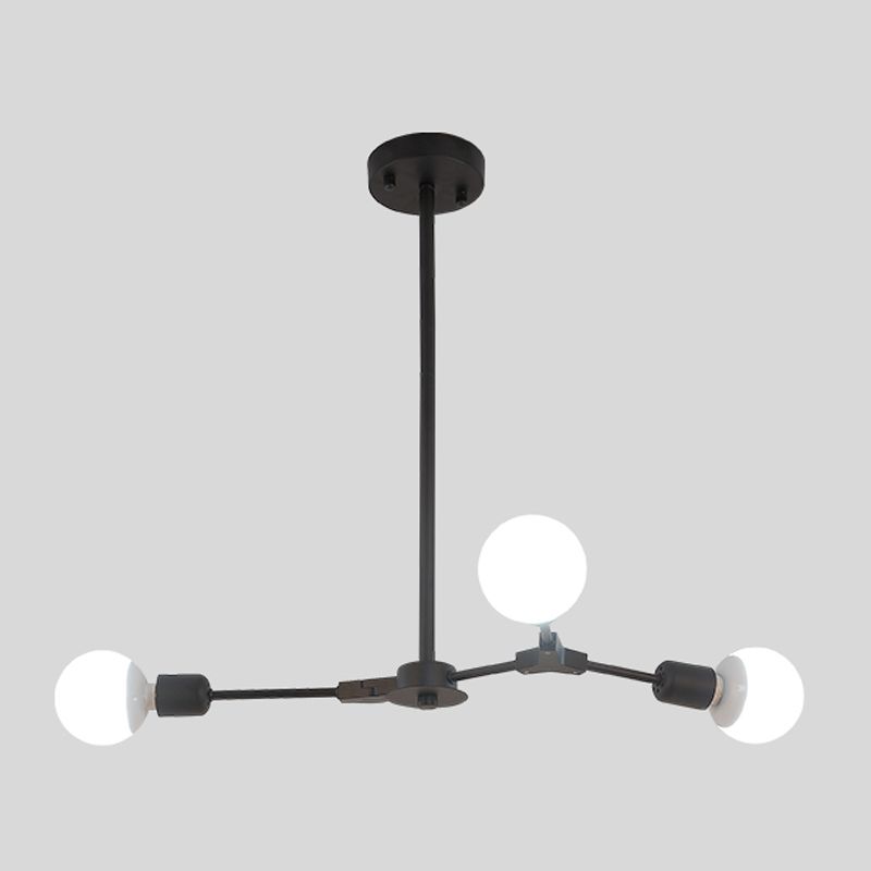 Postmodern Pendant Lamp Adjustable Metal Living Room Chandelier Lamp