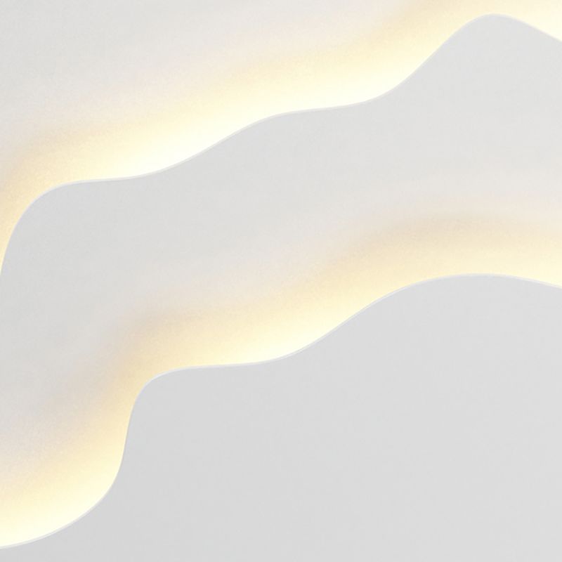 Modern Wall Mount Lighting Minimalist Metallic LED Hallway Surface Wall Sconce