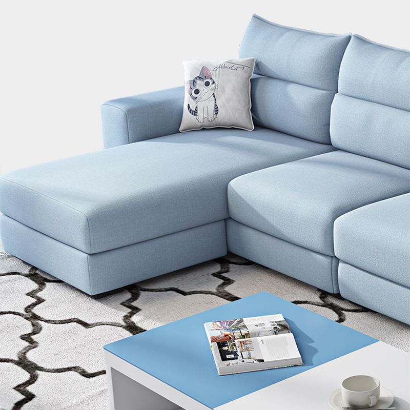 106.3"L x 57.09"W x 27.6"H 4-Seat Cushion Back Sectionals with Slipcover