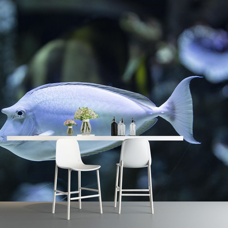 Stain Resistant Seabed Mural Wallpaper Tropical Beach Style for Wall Decor