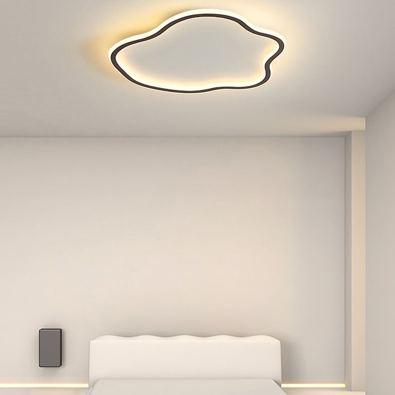 Plafonnier encastré linéaire simple moderne avec protection acrylique