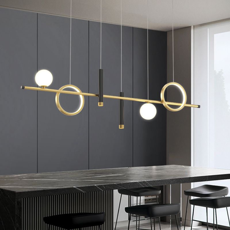 Lámpara de lámpara de luz de estilo moderno lámpara lámpara de lámpara simple para comedor