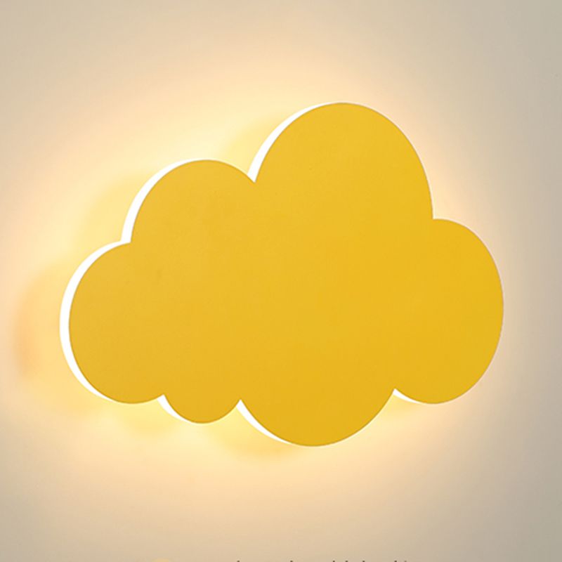 Moderne Stil Leuchte Wolkenform Metall 1-Licht-Wandhalterung Licht