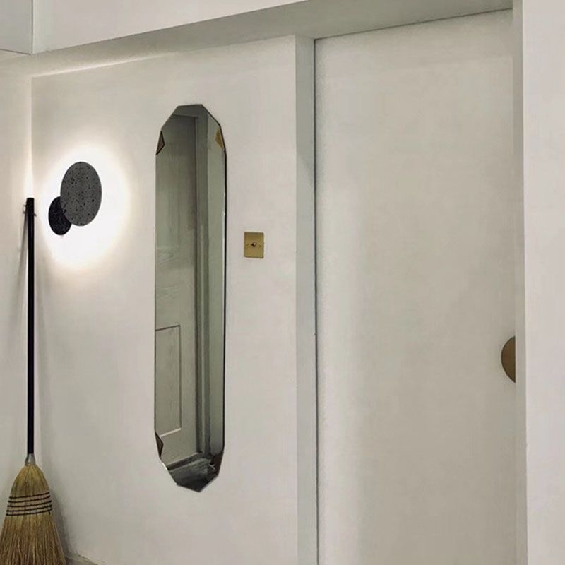 1-Light Stone Wall Sconce Modern Simple Wall Mount Lamp for Dining Room