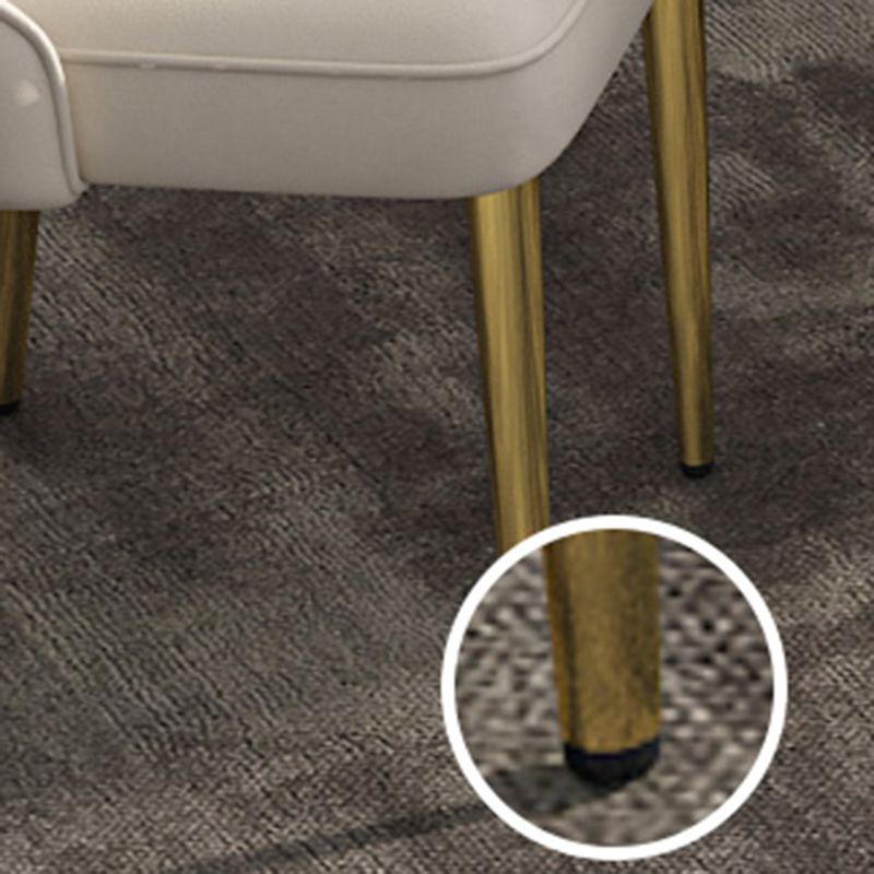 Glam Dining and Accent Chairs Indoor Parsons Curved Side Chair