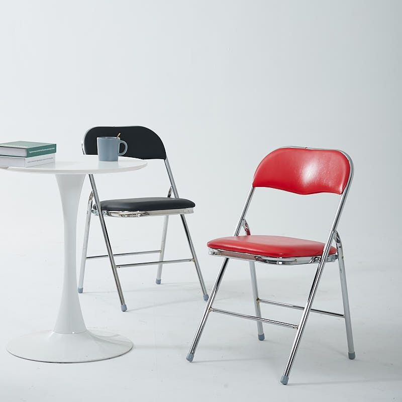 Silla moderna para interiores y exteriores, silla lateral de comedor con respaldo abierto y sin brazos de metal