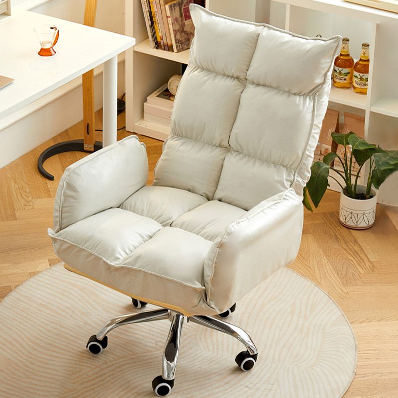 Modern Desk Chair Slide Adjustable Seat Height Office Chair with Wheels