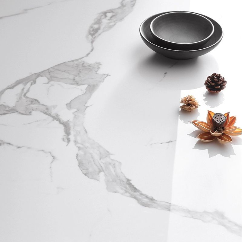 White Vanity Metal Make-up Vanity Stone Top Dressing Table Stool Set